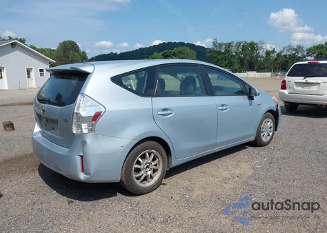 2012 Toyota Prius V Three from USA, damaged, VIN JTDZN3EU3C3037634